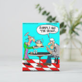 Koffie zonder Koeien Funny T - shirts Mokken & cad Briefkaart (Staand voorkant)