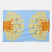 Koffie Zonneschijn Amerikaanse MoJo Keuken Handdoe Theedoek (Horizontaal)