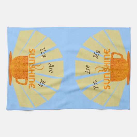 Koffie Zonneschijn Amerikaanse MoJo Keuken Handdoe Theedoek (Horizontaal)