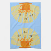 Koffie Zonneschijn Amerikaanse MoJo Keuken Handdoe Theedoek (Verticaal)