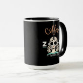 Koffie Zoom Teach Herhalen #TeacherLife Mok (Voorkant rechts)