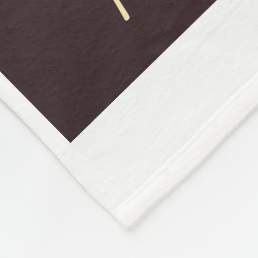 Koffie zorgt ervoor dat dit gebeurt fleece deken (Hoek)