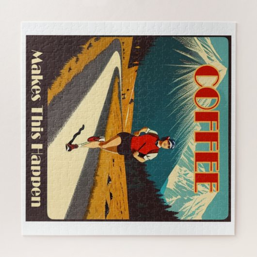 Koffie zorgt ervoor dat dit gebeurt legpuzzel (Horizontaal)