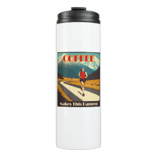 Koffie zorgt ervoor dat dit gebeurt thermosbeker