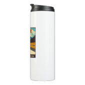 Koffie zorgt ervoor dat dit gebeurt thermosbeker (Geroteerd rechts)