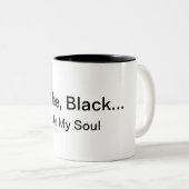 Koffie, zwart... Net als mijn Mok (Voorkant rechts)