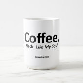 Koffie, zwarte 15 oz Ringer Mok (Center)