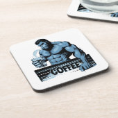 koffieaap bier onderzetter (Linkerzijde)