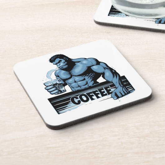 koffieaap bier onderzetter (Linkerzijde)