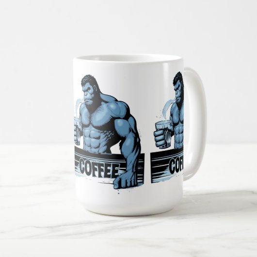 koffieaap koffiemok (Voorkant rechts)