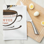  Koffieadvertentie, met rooster Theedoek (Quarter Fold)