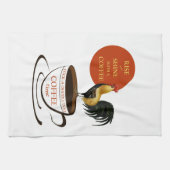  Koffieadvertentie, met rooster Theedoek (Horizontaal)