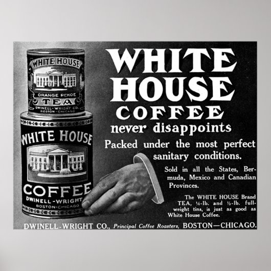 Koffieadvertentie Poster (Voorkant)