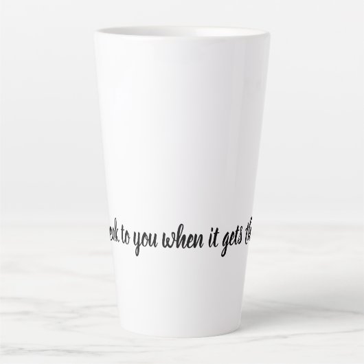 Koffieadvies Latte Mok (Voorkant)