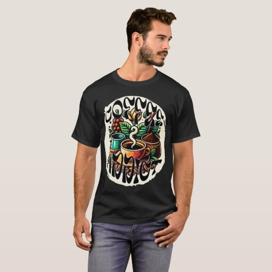 Koffieadvies T-shirt (Voorkant volledig)