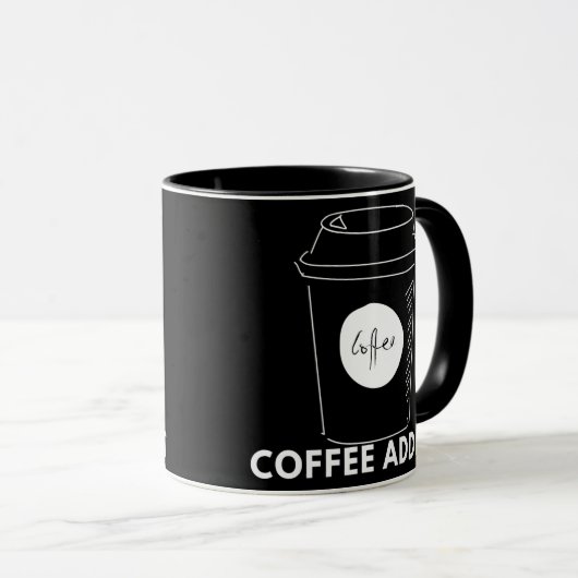 Koffieadviseur Cappuccino Espresso Latte Drinker Mok (Voorkant rechts)