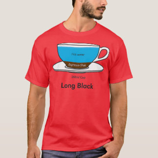 Koffieadviseur Long Black zonder achtergrond T-shirt