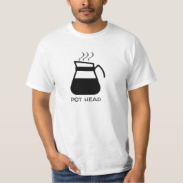 Koffieadviseur "Pot Head" Funny (voor lichte T - s T-shirt