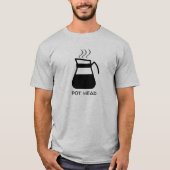 Koffieadviseur "Pot Head" Funny (voor lichte T - s T-shirt (Voorkant)