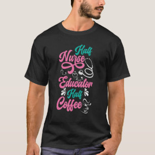Koffieadviseur verpleegkunde verpleegschool t-shirt