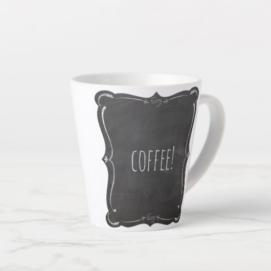 koffiealkbord latte mok (Rechterhoek)