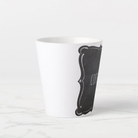 koffiealkbord latte mok (Voorkant)