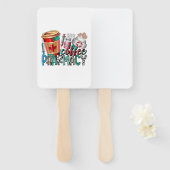 Koffieapotheek Handwaaier (Voorkant en achterkant)