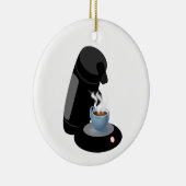 Koffieapparaat Keramisch Ornament (Rechts)