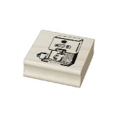 Koffieapparaat Rubberstempel (Stempel)
