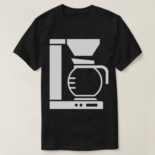 Koffieapparaat T-shirt (Design voorkant)
