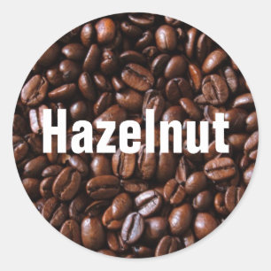 Koffiearoma-etiketten Ronde Sticker