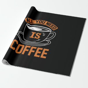 Koffieart alles wat je nodig hebt is koffie cadeaupapier