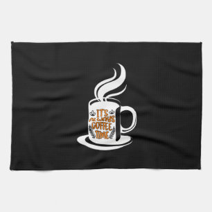 Koffieart altijd Koffietijd Theedoek