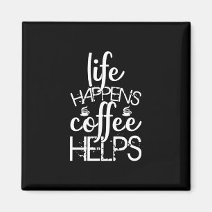 Koffieart-leven komt voort uit koffie magneet