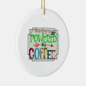 Koffieart met koffie 2 keramisch ornament (Rechts)