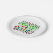 Koffieart met koffie 2 papieren bordje (Gekanteld)