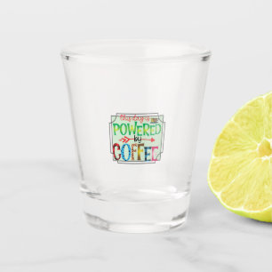 Koffieart met koffie 2 shot glas