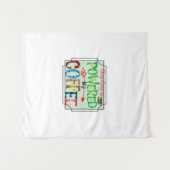 Koffieart met koffie 2 wandkleed (Voorkant (horizontaal))