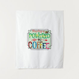 Koffieart met koffie 2 wandkleed