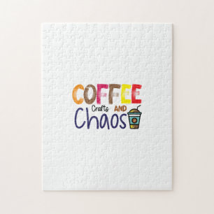 Koffieartikelen, koffiekratten en -kasten legpuzzel