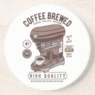 koffieautomaat zandsteen onderzetter