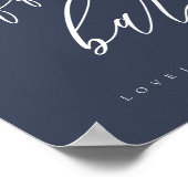 Koffiebalk Eenvoudige marine Poster (Hoek)