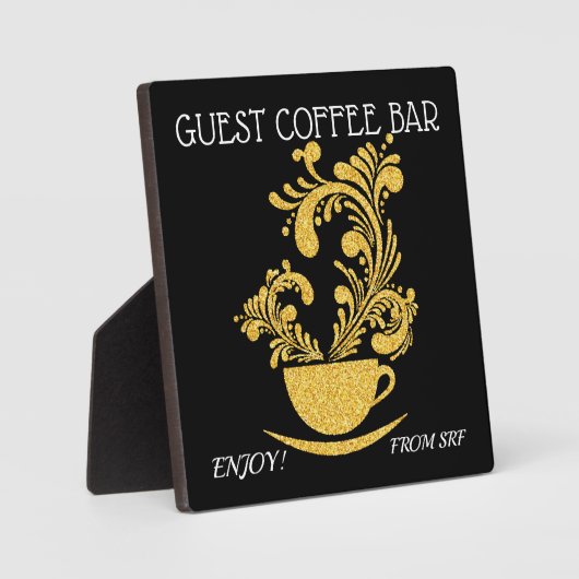 Koffiebalk Fotoplaat (Voorkant)