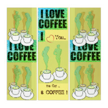 Koffiebalk Fun Wall Decor w/Green Triptych