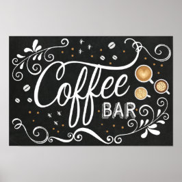 Koffiebalken Poster
