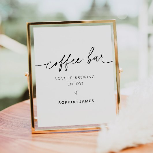 Koffiebalken voor EVERLEIGH Poster