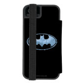 Koffiebalsymbool - blauw incipio iPhone portemonnee hoesje (Agenda Achterkant)