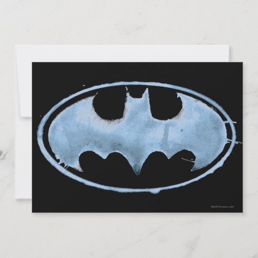 Koffiebalsymbool - blauw kaart (Voorkant)