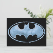 Koffiebalsymbool - blauw kaart (Staand voorkant)