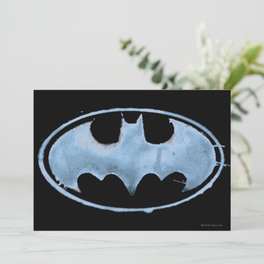 Koffiebalsymbool - blauw kaart (Staand voorkant)